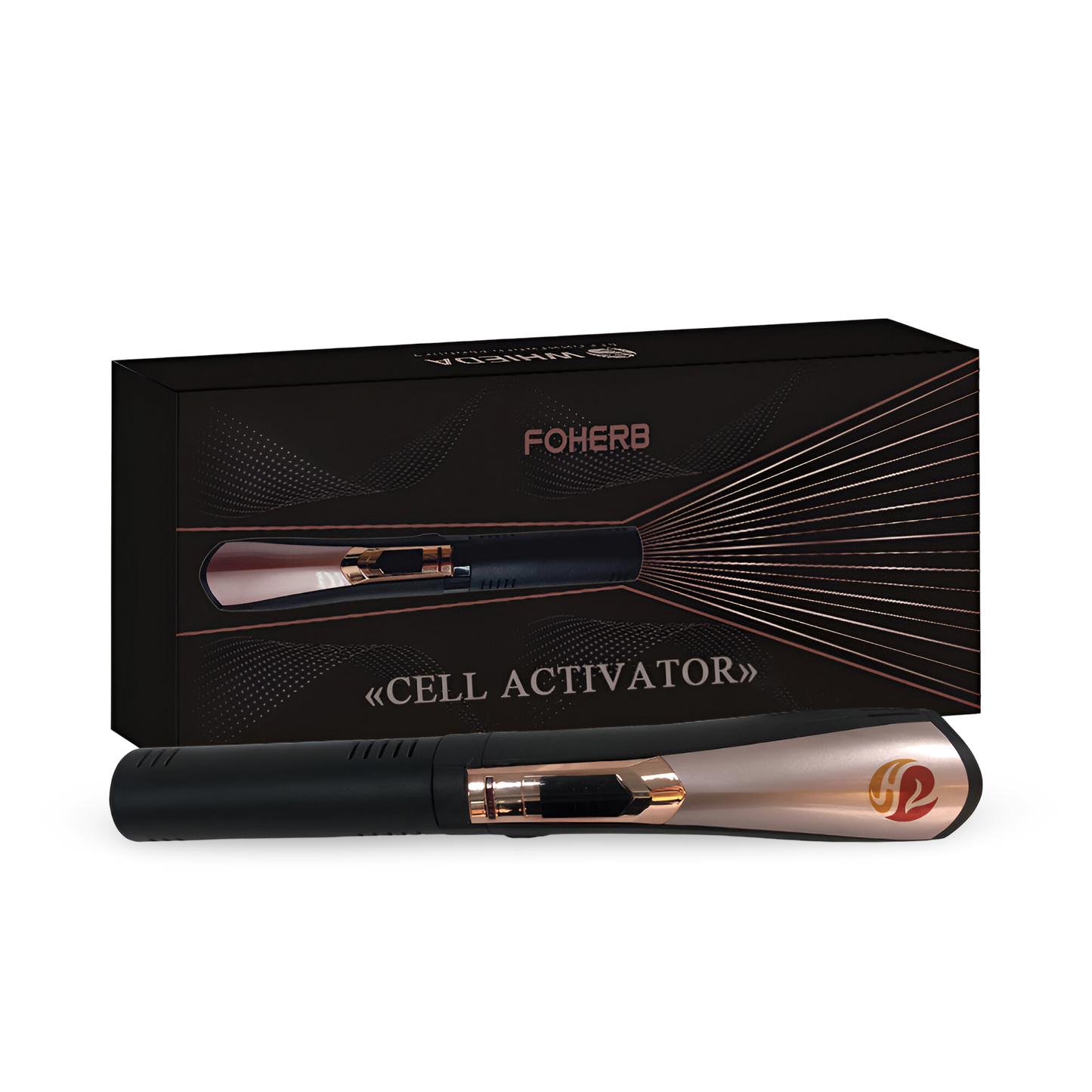 Cell Activator device and packaging featuring quantum technology for cell regeneration and health enhancement.